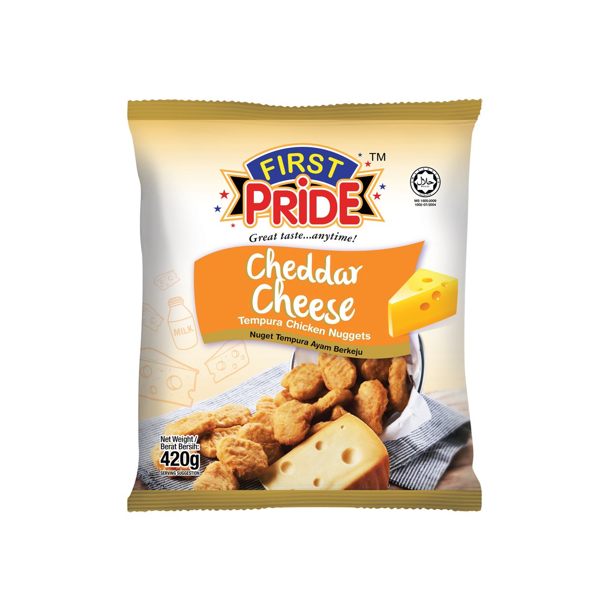 First Pride Cheese Chicken Nugget 420g