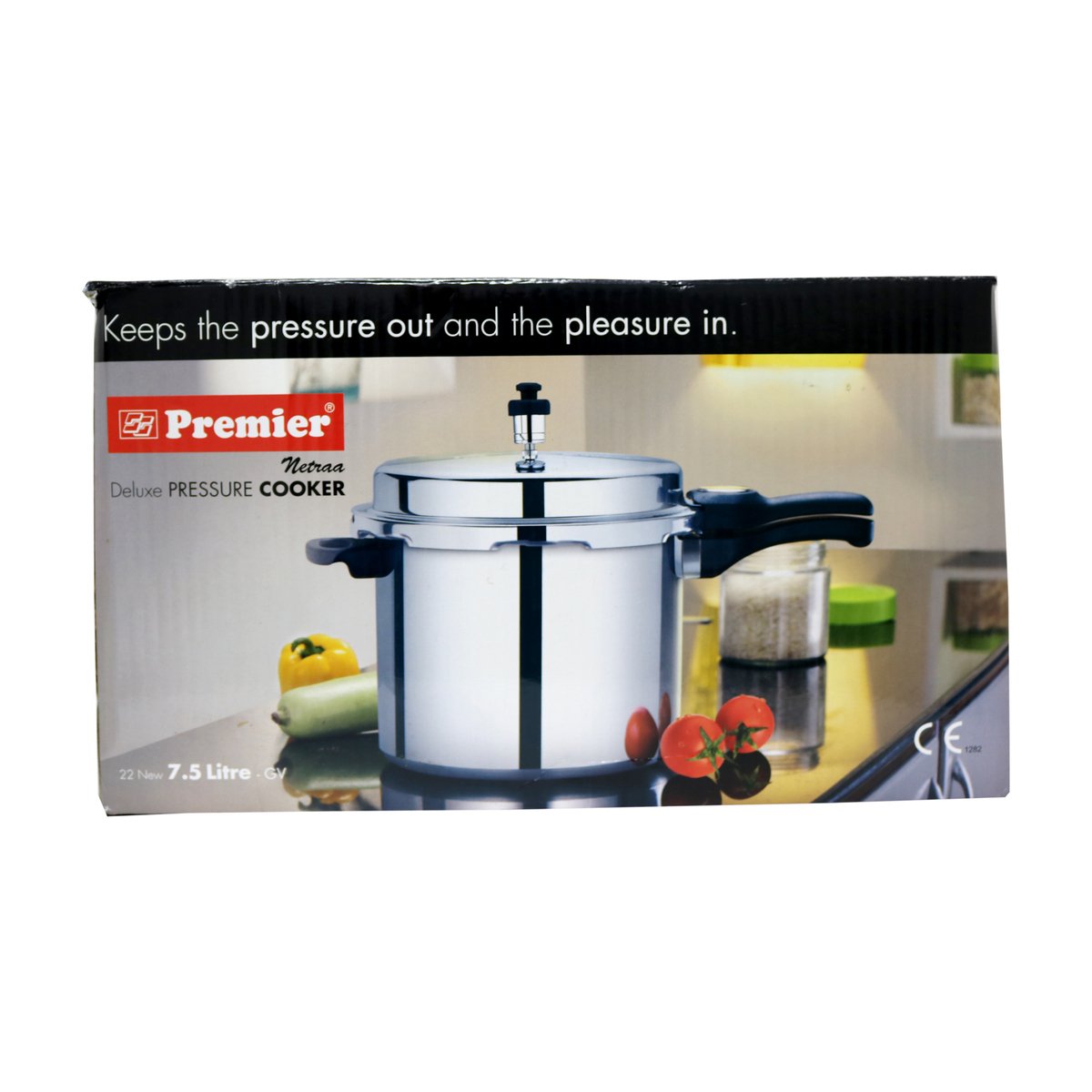 Premier Aluminium Pressure Cooker 7.5Litre-4