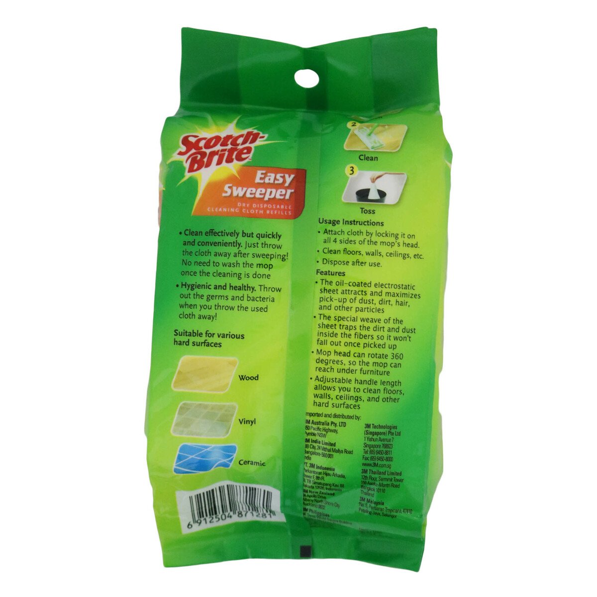 Scotch Brite Easy Sweeper Dry Refill 30s