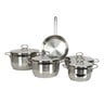 Sofram Stainless Steel Cookware Set 9Pcs Omega Made In Turkey