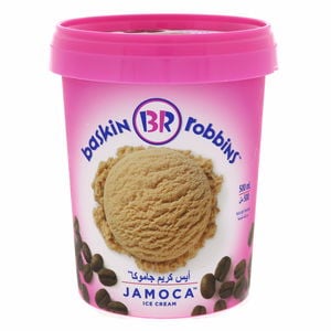 Buy Baskin Robbins Jamoca Ice Cream 500 ml Online at Best Price | Ice Cream Take Home | Lulu Kuwait in Saudi Arabia