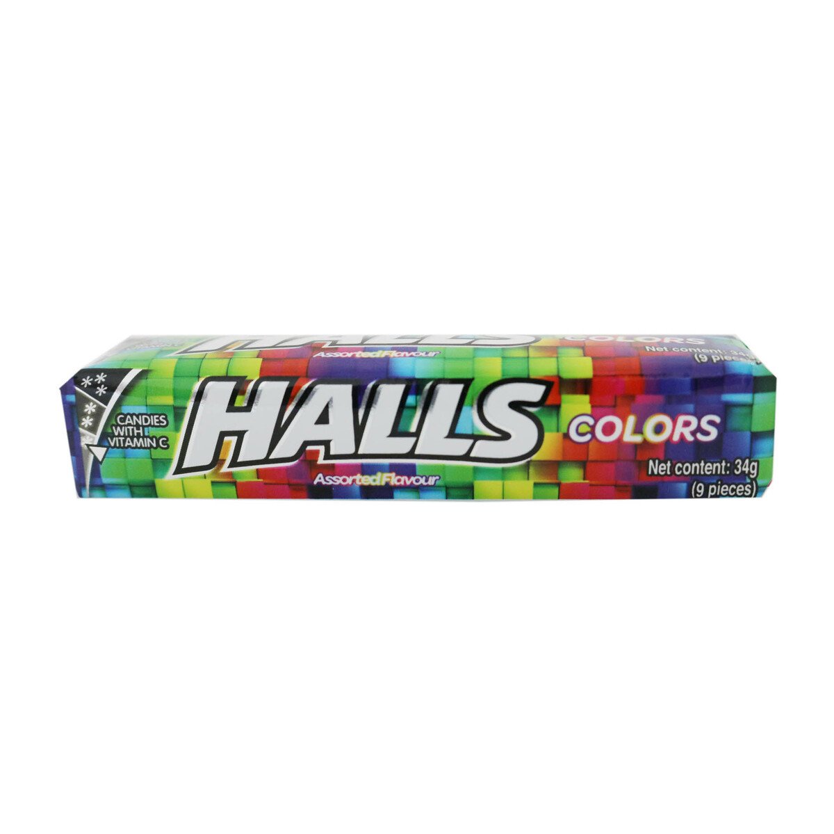 Halls Stick Candy Colors 34g