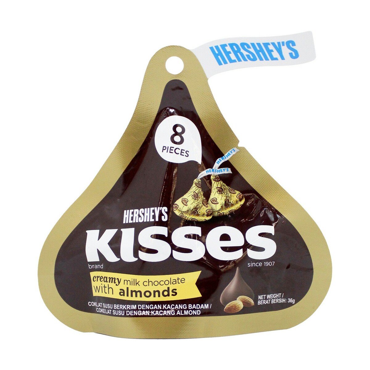 Hershey's Kisses With Almonds 36g