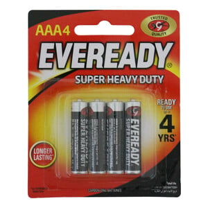 Eveready Battery Shd AAA 4pcs