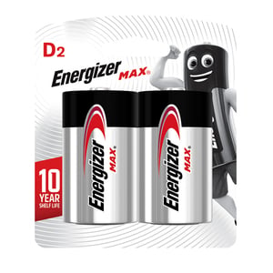 Energizer Battery LR20 D 2 MAX