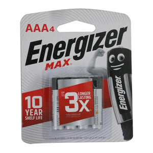 Energizer Battery Max AAA 4pcs