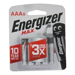 Energizer Battery Max AAA 8pcs