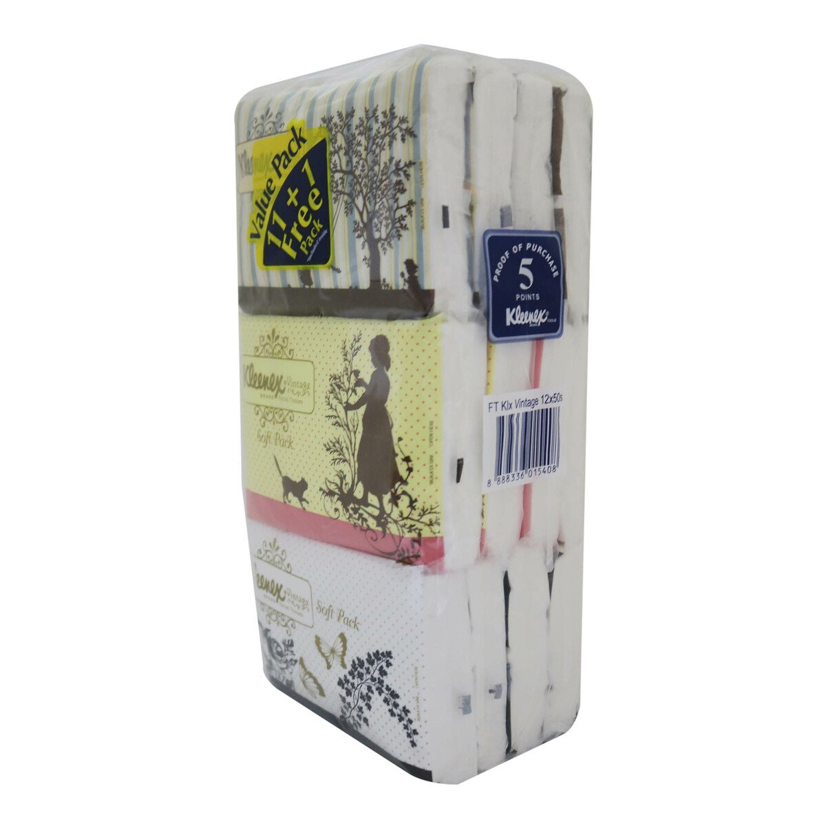 Kleenex Vintage Softpack 12 x 50sheets