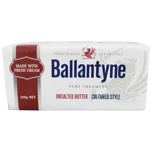 Ballantyne Butter Foil Wrap (Unsalted) 250g