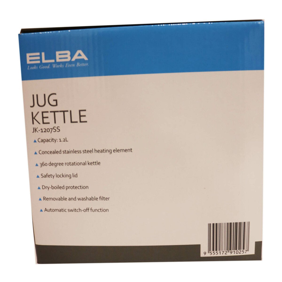 Elba Jug Kettle Jk1207 1.2Litre