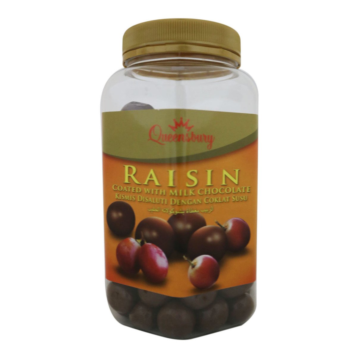 Queensberry Milk Chocolate Raisins Jar 450g