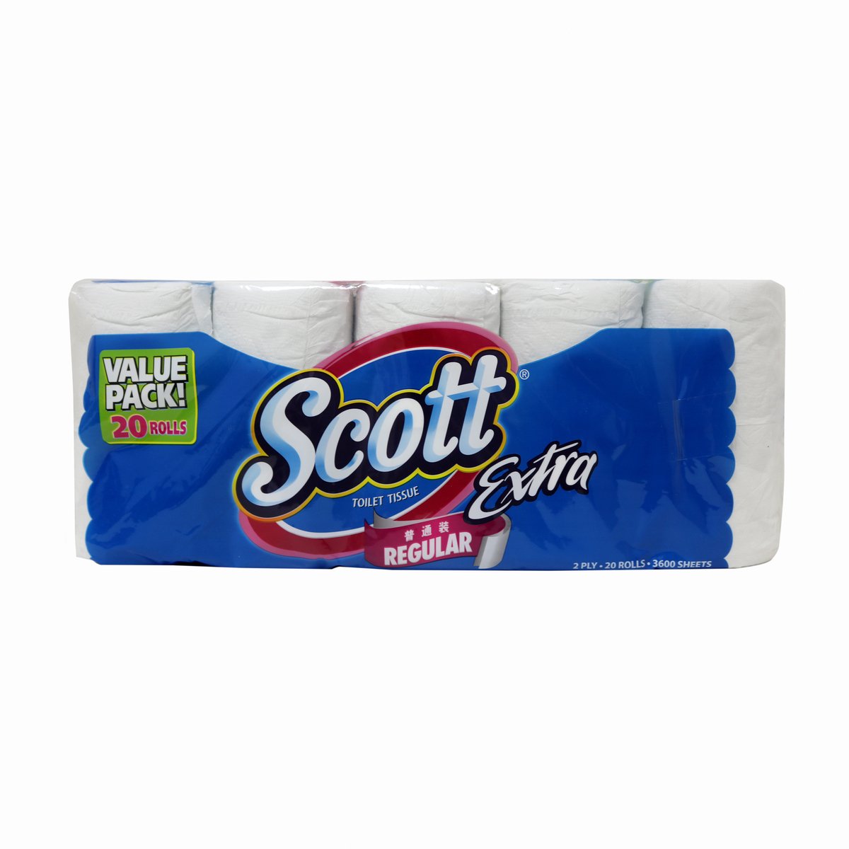 Scott Extra Toilets Roll  Regular 20 x 180sheets