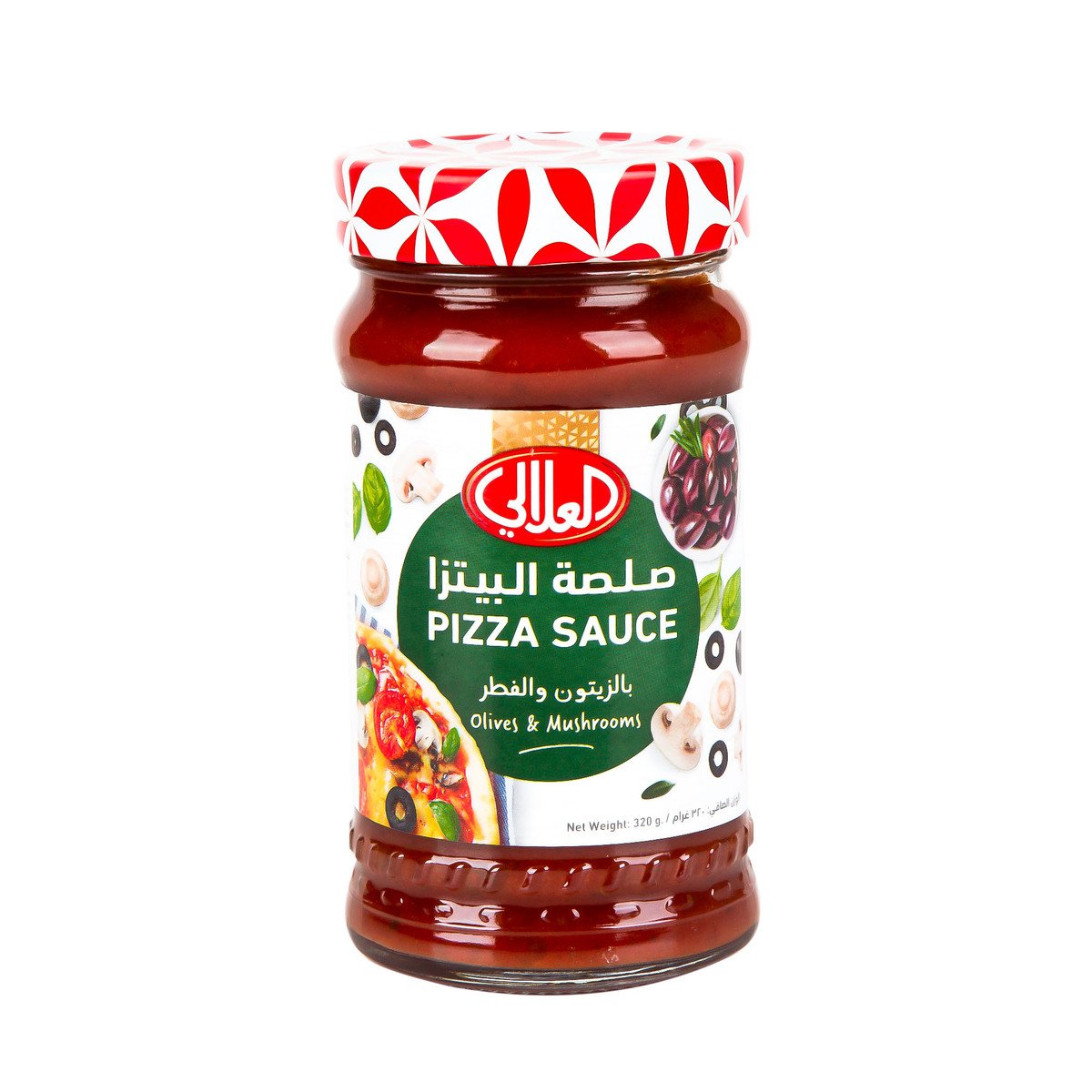 Al Alali Pizza Sauce Olives & Mushrooms 320 g