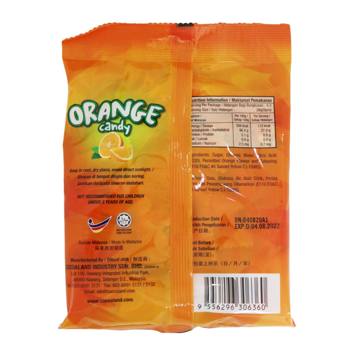 Lot 100 Candy Orange 120g