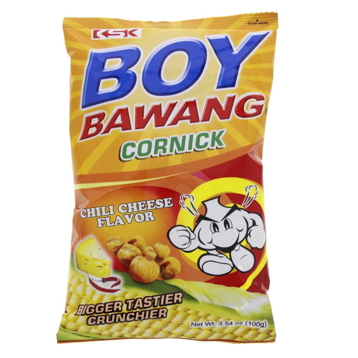 KSK Boy Bawang Chili Cheese Cornick 100 g