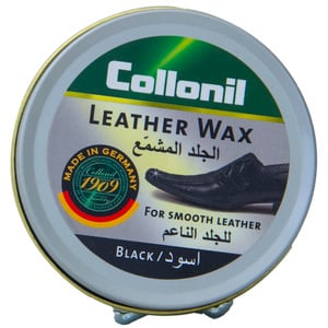 Collonil Shoe Polish Leather Wax Black 50ml