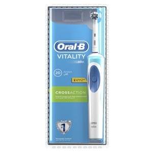 اشتري قم بشراء أورال-بي فرشاة أسنان كهربائية كروس أكشن فاليتي قابلة للشحن مقدمة من براون متنوعة الألوان Online at Best Price من الموقع - من لولو هايبر ماركت Electric Toothbrush في السعودية