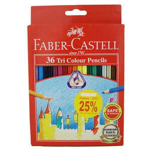 Faber Castell Colour Pencil Tri Grip 36L
