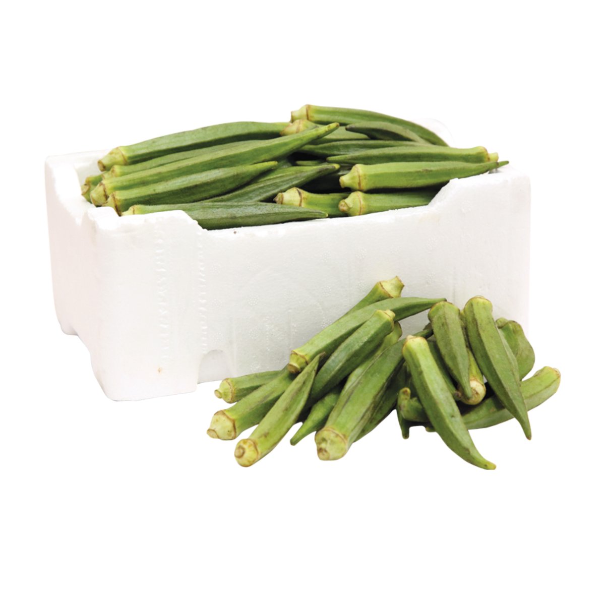 اشتري قم بشراء Okra 1 Box Online at Best Price من الموقع - من لولو هايبر ماركت Green Vegetables في الكويت