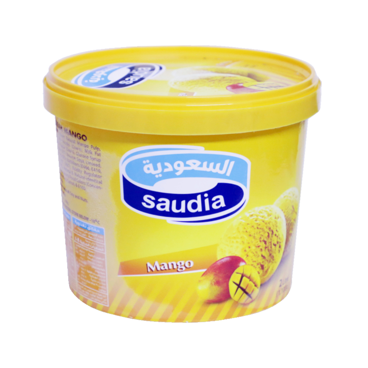 Buy Saudia Ice Cream Mango 2Litre Online at Best Price | Ice Cream Take Home | Lulu KSA in Saudi Arabia