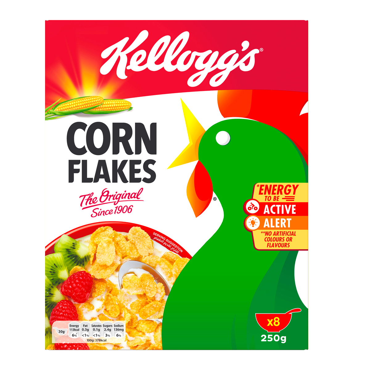 Buy Kelloggs Corn Flakes 250g Online at Best Price | Corn Flakes | Lulu Egypt in Saudi Arabia