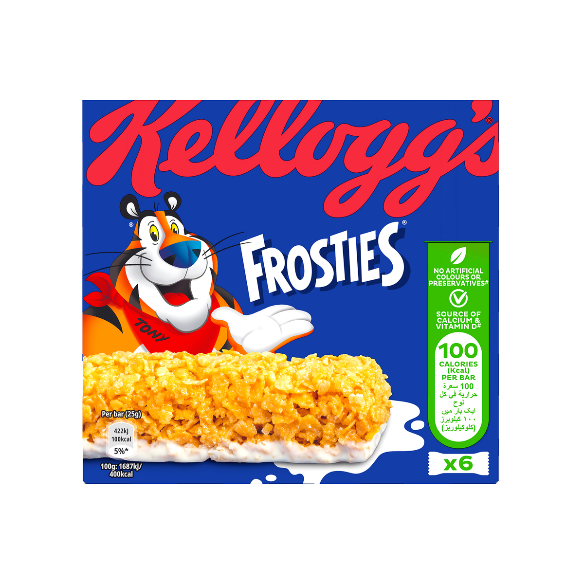 Kellogg's Frosties Snack Bar 6 قطع
