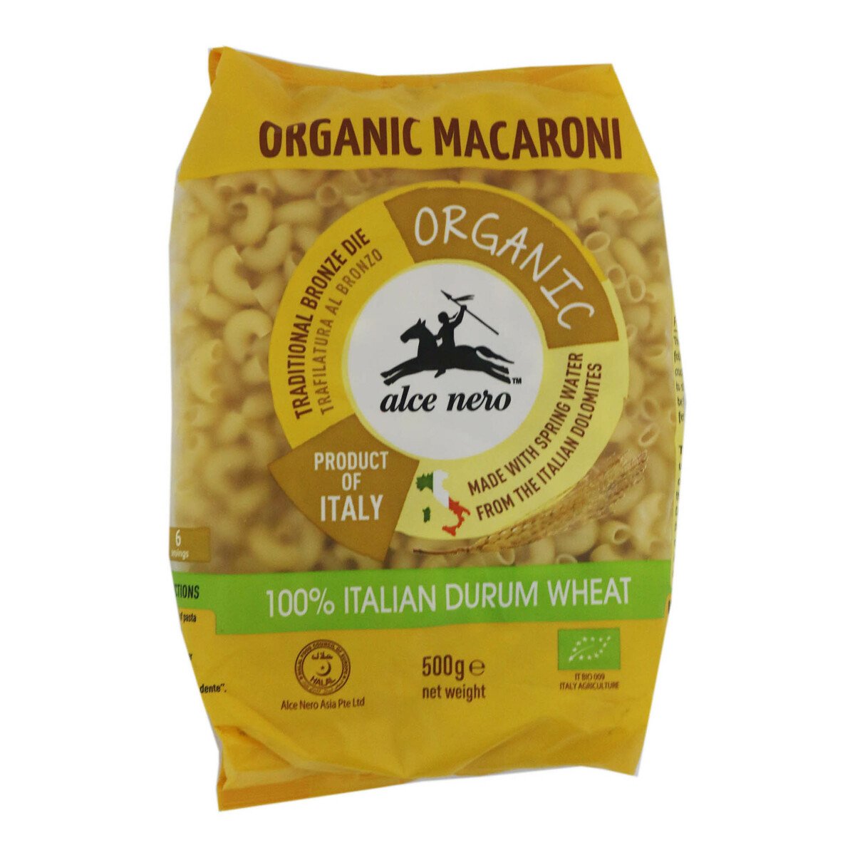 Alce Nero Organic Macaroni 500g