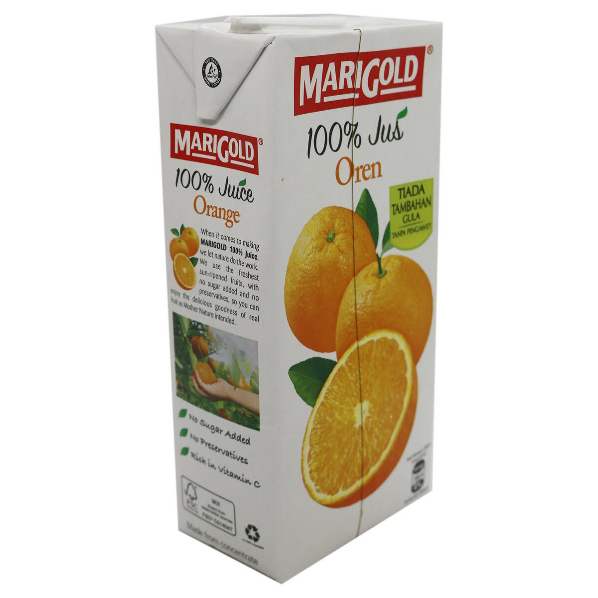 Marigold 100% Orange Juice 1Litre