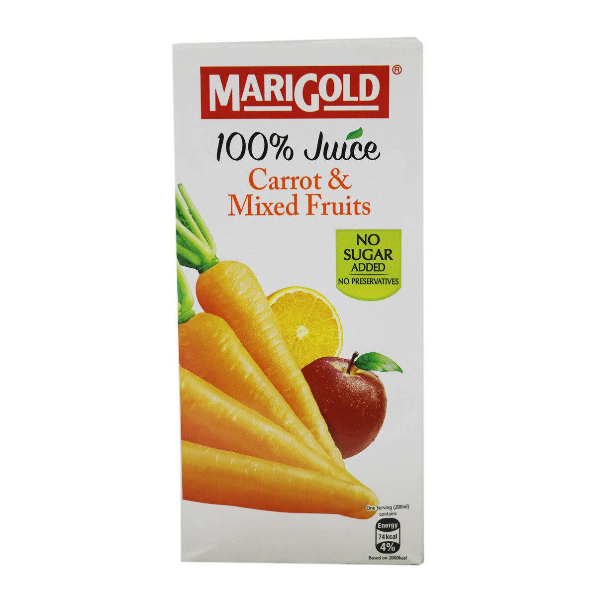 Marigold 100% Juice Carrot & Mixed Fruits 1Litre