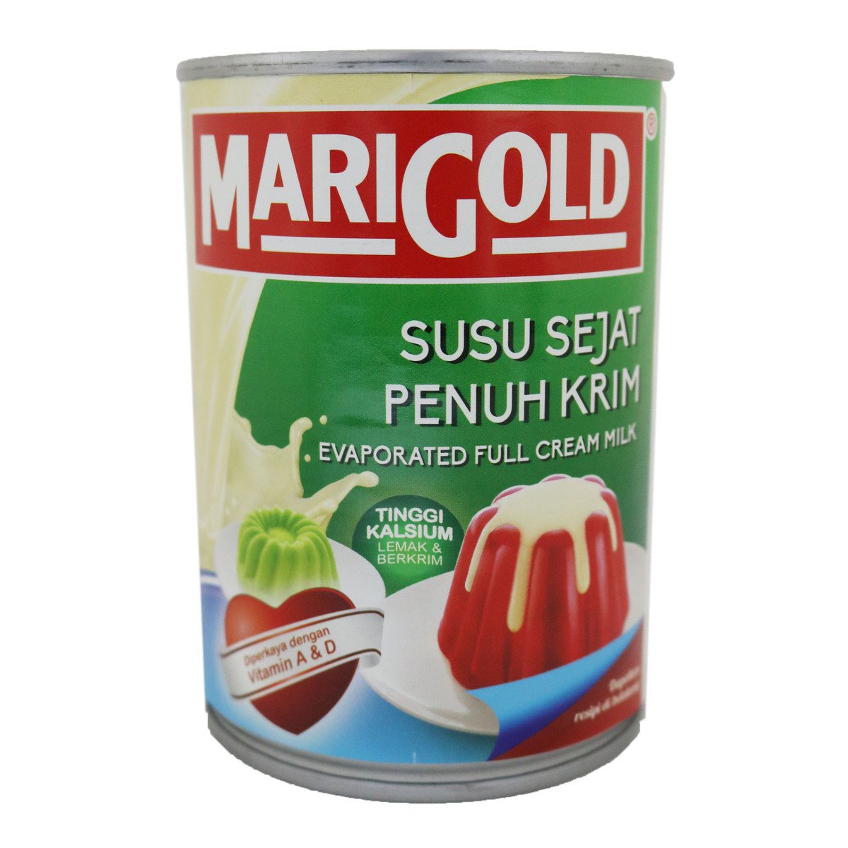 Mari Gold Evaporated Full Cream Milk 390g