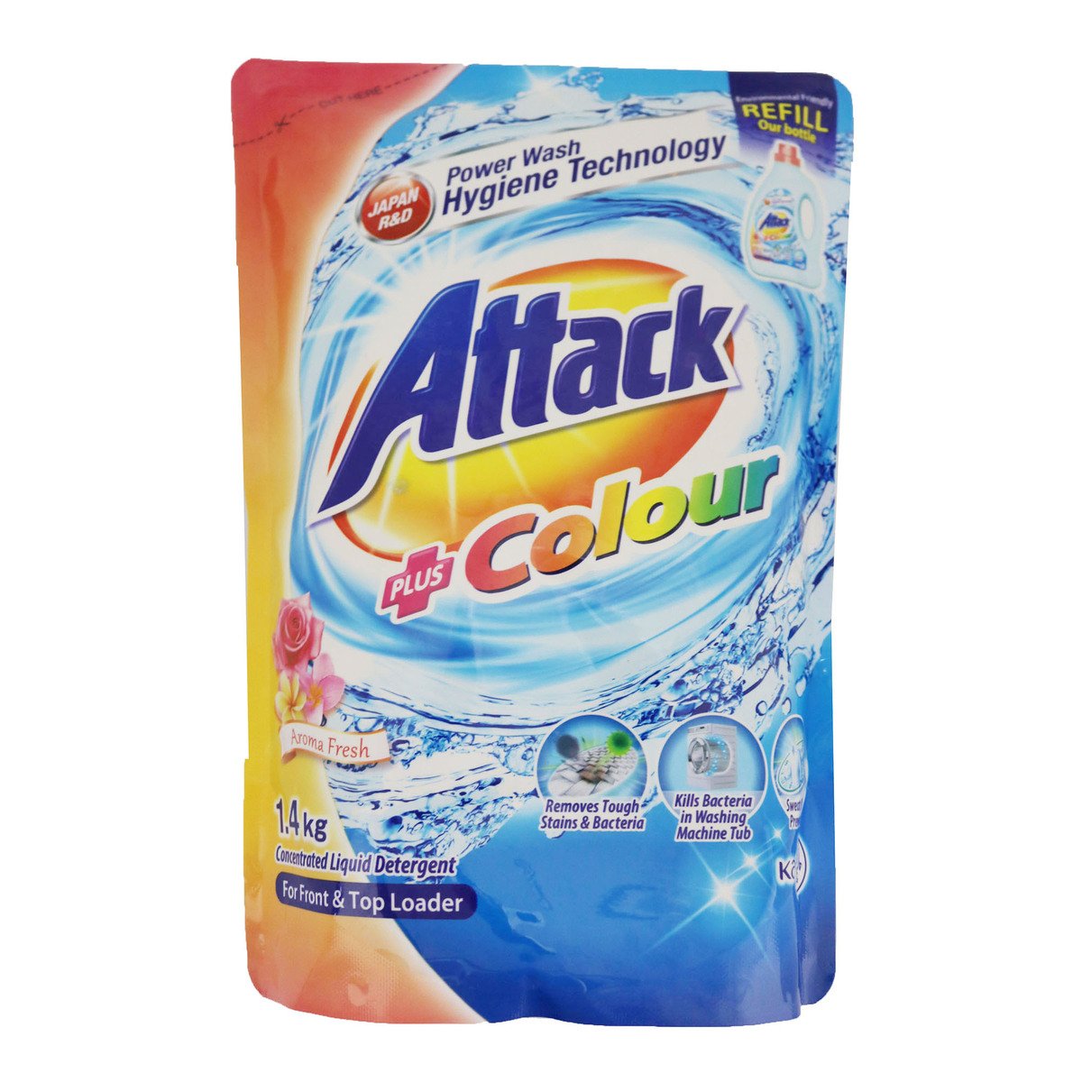 Attack Colour Liquid Refill Pouch 1400g