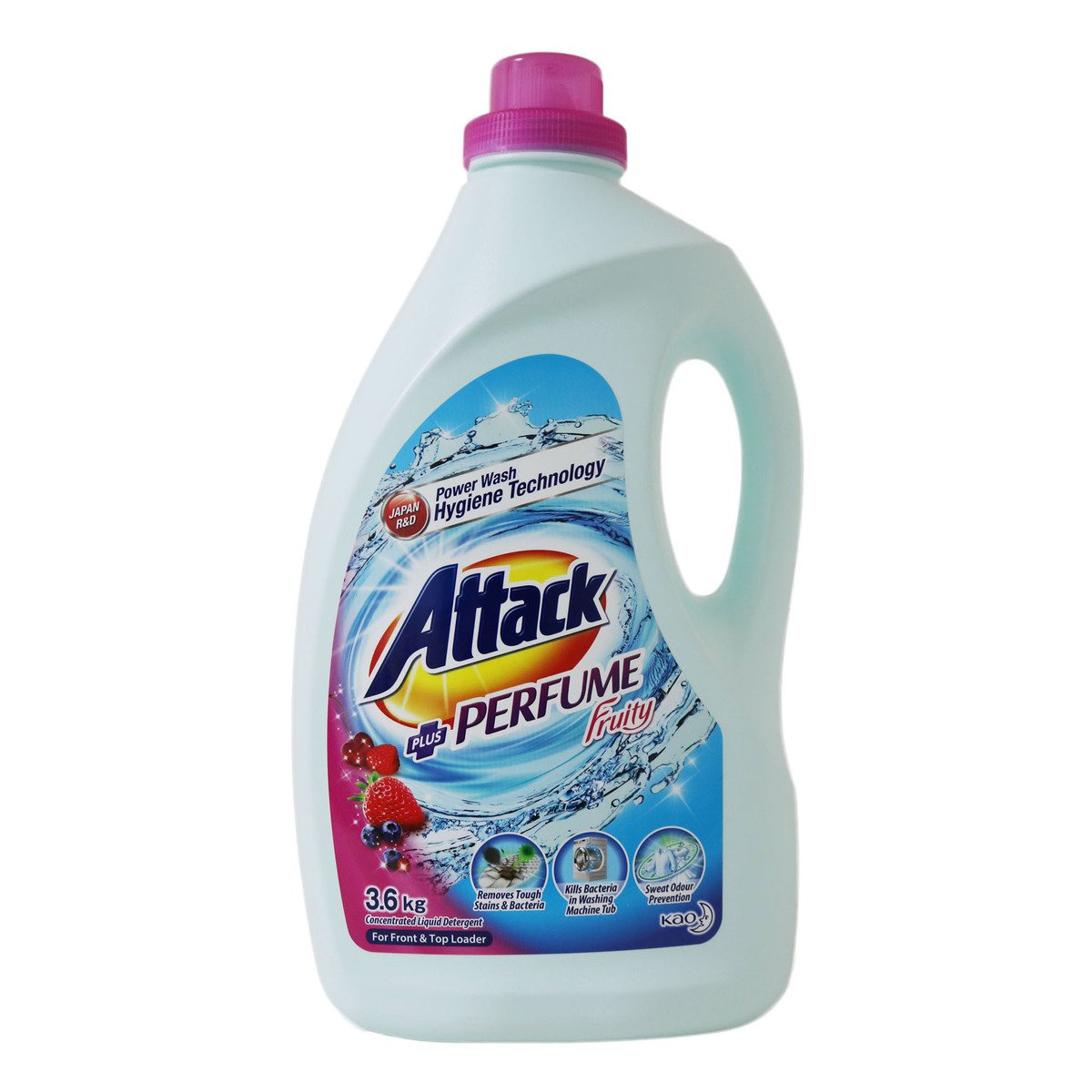 Attack Perfume Detergent Liquid 3.6Litre