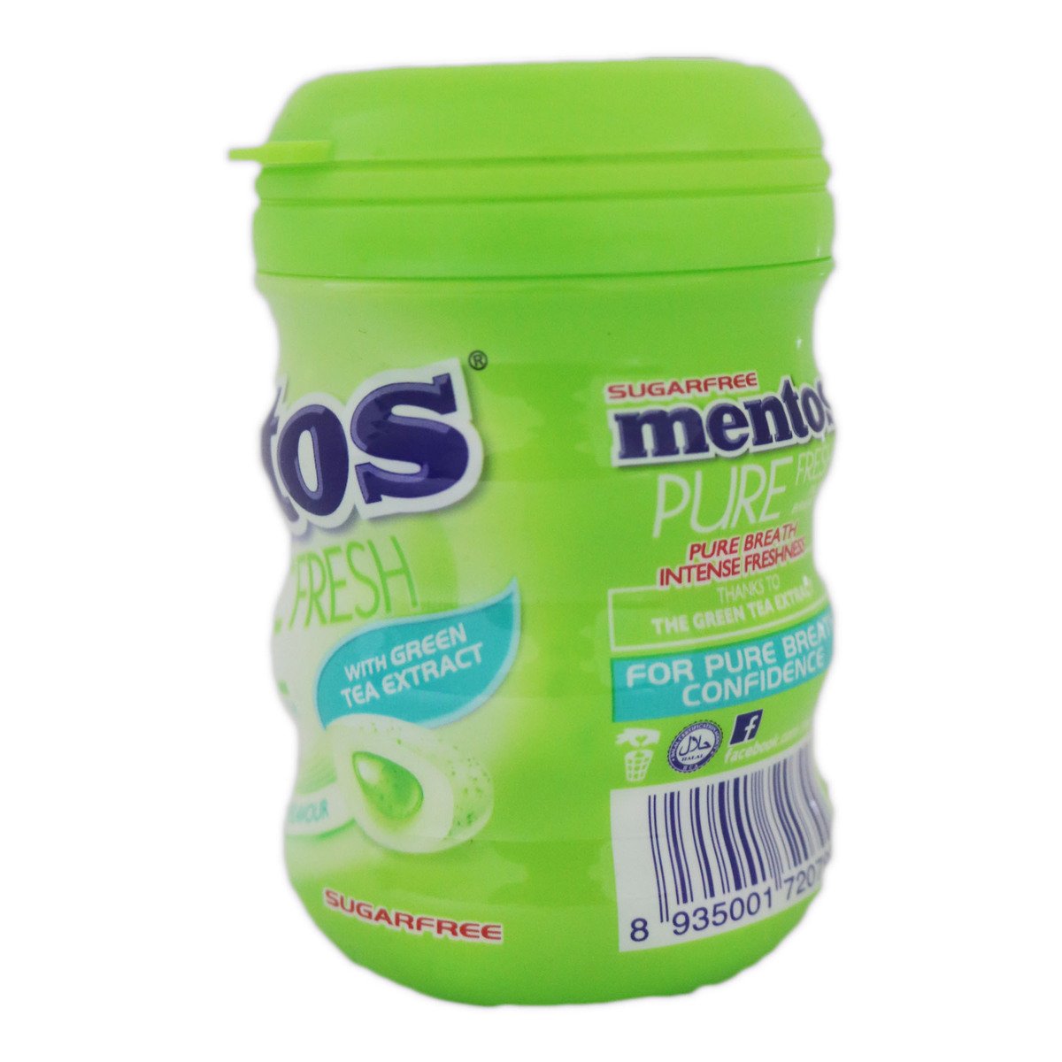 Mentos Pure Fresh Gum Lime Mint 57g