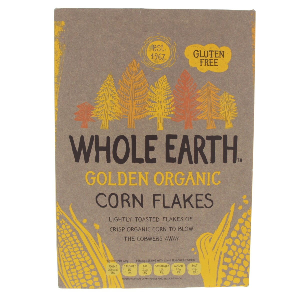 Whole Earth Golden Organic Corn Flakes 375 g