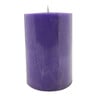 Organic Candle H Pillar Lavender 4in