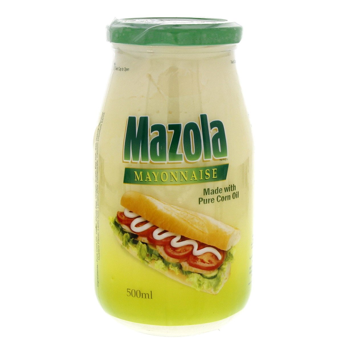 مازولا مايونيز مصنوع من زيت الذرة النقي 500 مل