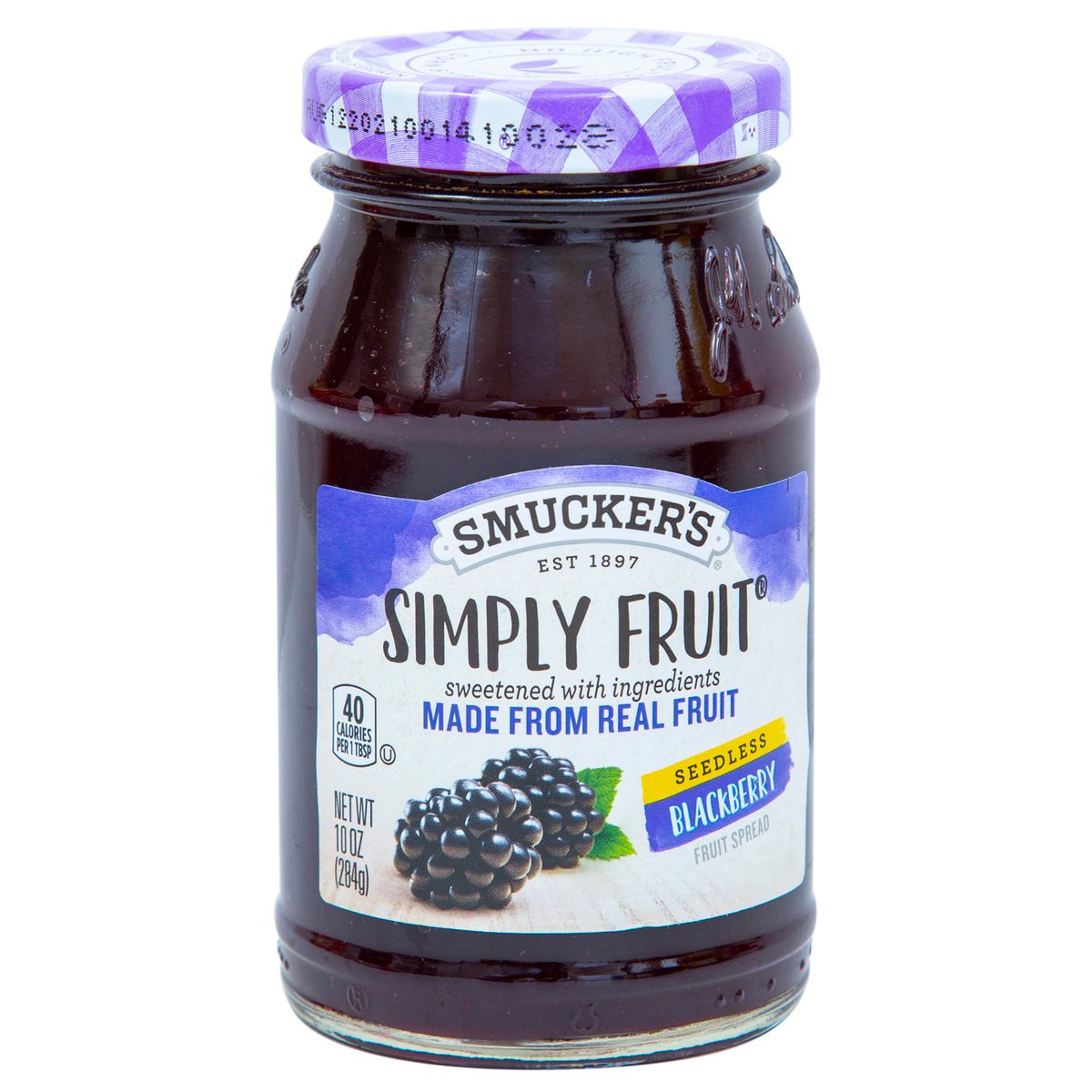 Smucker's Simply Fruit Spread Blackberry 284 g