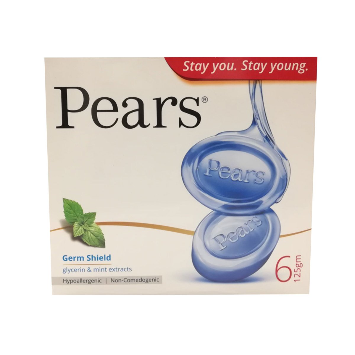 Pears Soap Germ Shield 6 x 125 g