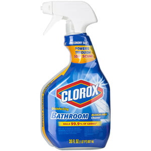 Clorox Disinfecting Bathroom Cleaner Spray Bottle 887ml