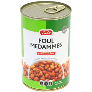 اشتري قم بشراء لولو فول مدمس 450 جم Online at Best Price من الموقع - من لولو هايبر ماركت Canned Foul Beans في الكويت