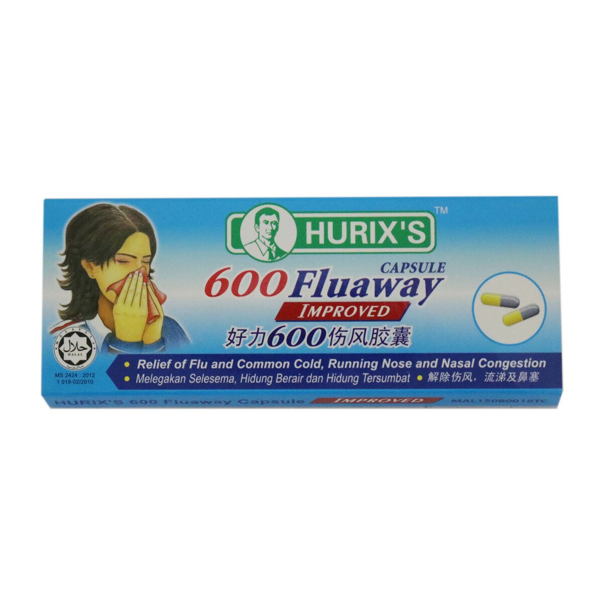 Hurix's 600 Fluaway Capsule 1Strip