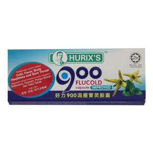 Hurix's 900 Flu Cold Capsule 1Strip