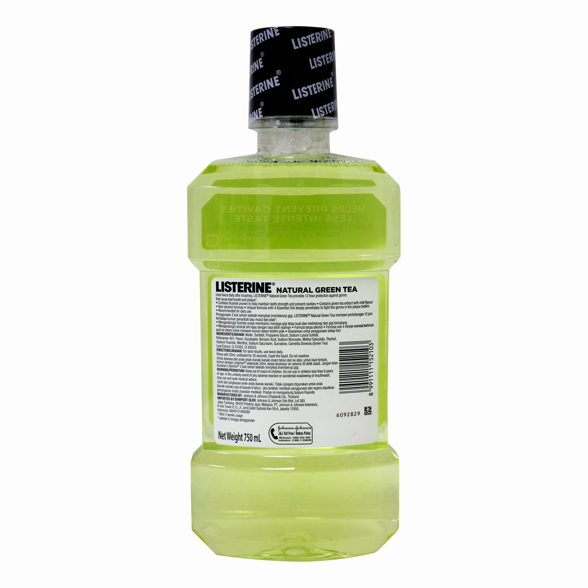 Listerine Mouth Wash Green Tea 750ml