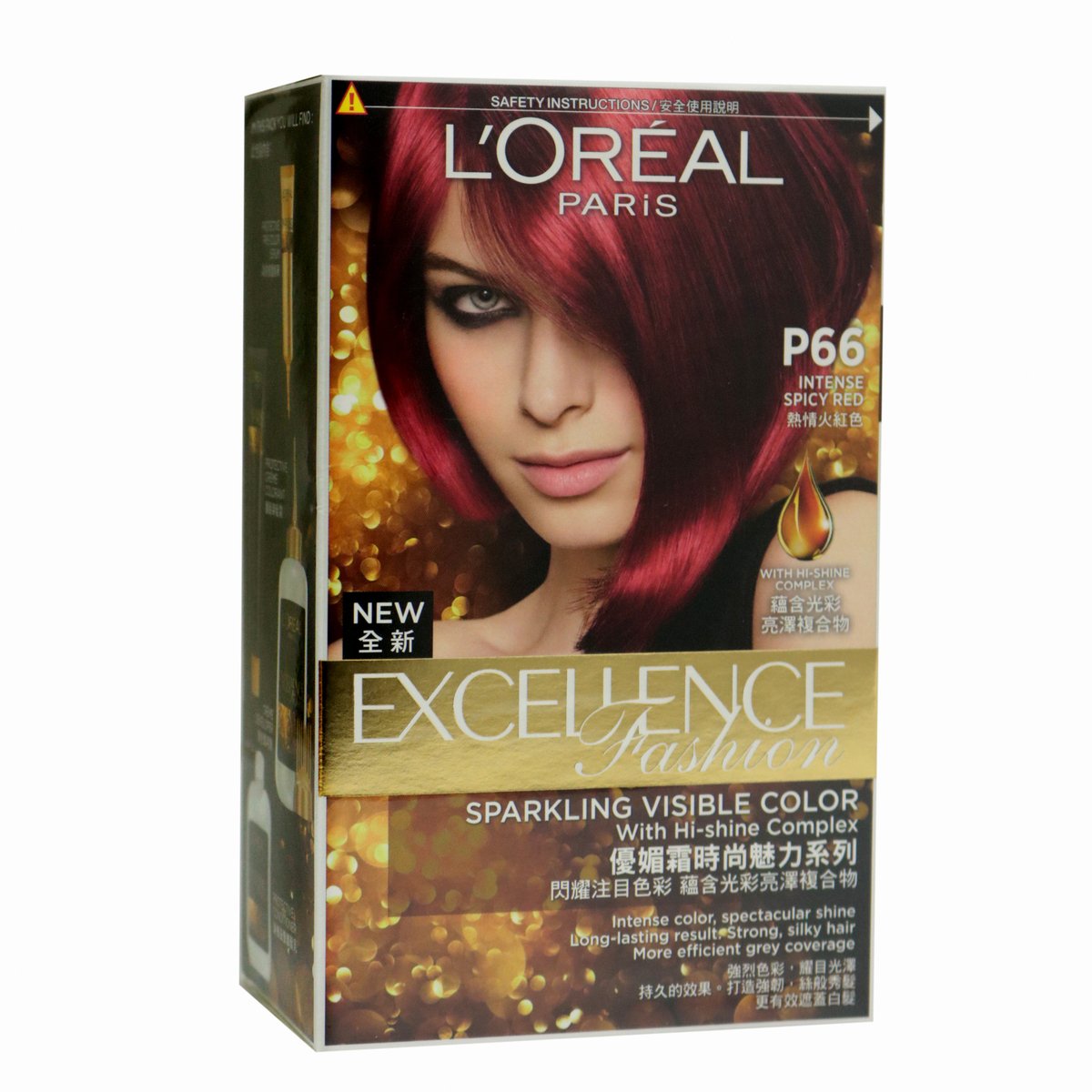 Loreal Excellence Fashion P5 Red #6.66 1Pcs