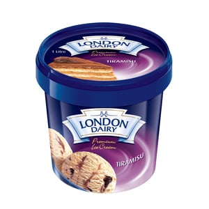 اشتري قم بشراء لندن ديري - آيس كريم تيراميسو 1 لتر Online at Best Price من الموقع - من لولو هايبر ماركت Ice Cream Take Home في السعودية