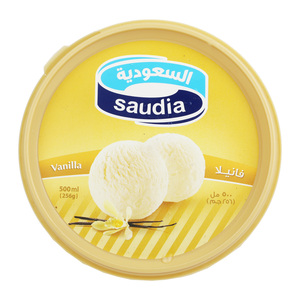 Saudia Vanilla Ice Cream 500ml