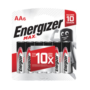 Energizer Battery AA 6 MAX