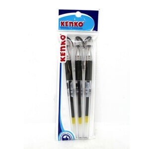 Kenko Gel Pen KE-200 3s Hitam
