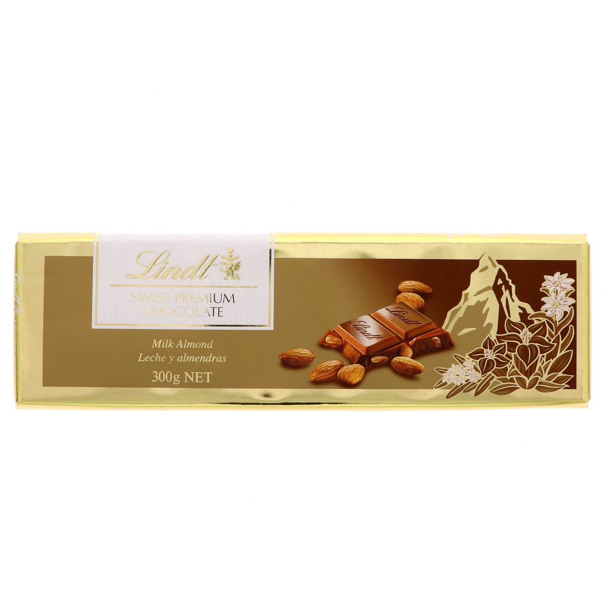 Lindt Swiss Premium Chocolate Milk Almond 300 g