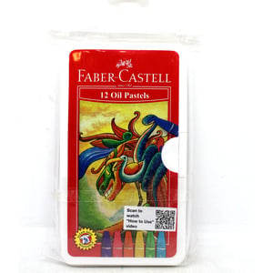 Faber-Castell 12 Oil Pastels Hexagonal